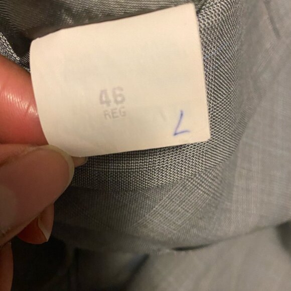 Moores Men Gray Button Front Formal Blazer Jacket - Picture 10 of 11